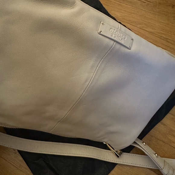 Vince Camuto Cream Woven Chain Shoulder Bag - Picture 3 of 7